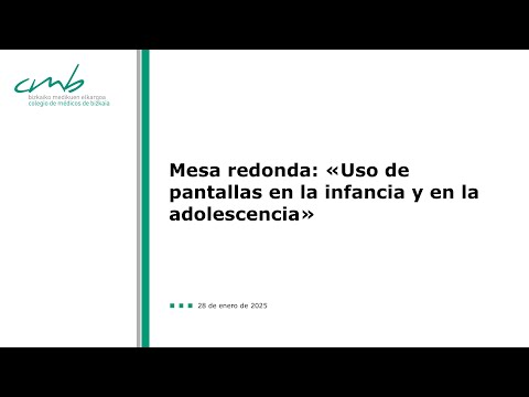 Taula rodona: «Uso de pantallas en la infancia y en la adolescencia»