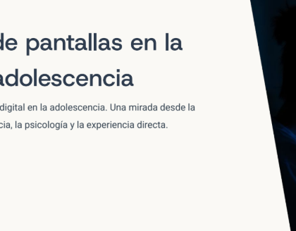 Irene de Juan, psicòlega educativa: "Uso de pantallas en la adolescencia"